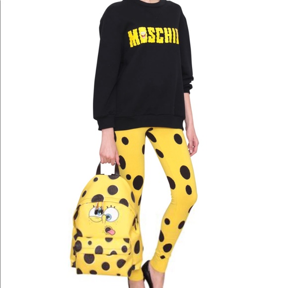 Moschino Spongebob Backpack Rare Jeremy Scott - Picture 13 of 16